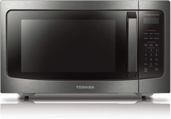 e21cf9e256064e208c731e31c6b8908d Air Fryer Combo 8-in-1 Countertop Microwave Oven, with Convection, Broil, Odor Removal Mode, 12.4" Position Memory Turntable, Child-Lock, 1.0 Cu.ft, Black Stainless Steel, ML2-EC10SA(BS)