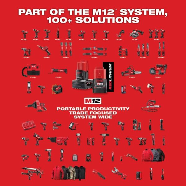 M12 12-Volt 23-Gauge Lithium-Ion Cordless Pin Nailer with M12 2.0 Ah Battery 2540-20-48-11-2420