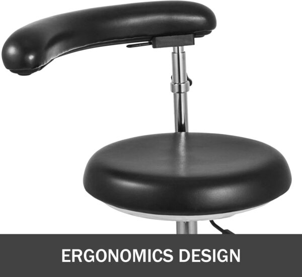 e335b29c370143889e55842813828beb Medical Dental Stool Dentist Chair with 360 Degree Rotation Armrest PU Leather Assistant Stool Chair Height Adjustable Doctor Chair