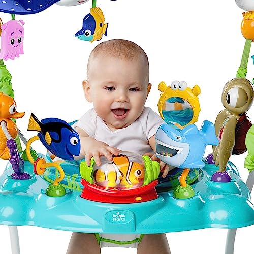 e345df1d74c14e21a2a0ee543c6bce3e Bright Starts Baby Finding Nemo Sea of Activities Baby Activity Center Jumper