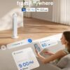 Dreo Tower Fan for Bedroom, 25ft/s Smart Standing Fans, 90° Oscillating Floor Fan with 4 Modes, 4 Speeds, 8H Timer, 28dB, Bladeless, Remote, 28 dB, Works with WiFi Voice Control