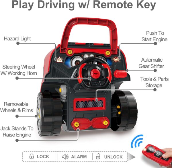e3eaebf952dc402ab6c75bdb6c67a8b6 Truck engine toys, children's mechanical repair set