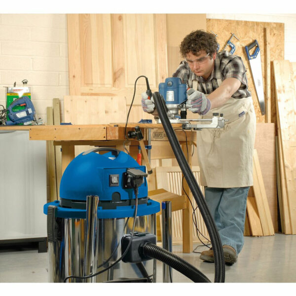 e3f01a25ed0e450dbcaa2d70cb0dbf26 Wet Dry Vacuum Cleaner, 50 Litre with 5 Metre Hose