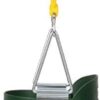 Eastern Jungle Gym Heavy-Duty High Back Full Bucket Toddler Swing Seat | Coated Swing Chains Fully Assembled | Green Swing Set Accessory
