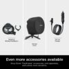 Shark - FlexBreeze Outdoor & Indoor Fan with InstaCool Misting Attachment, Cordless & Corded, Pedestal to Tabletop - Black