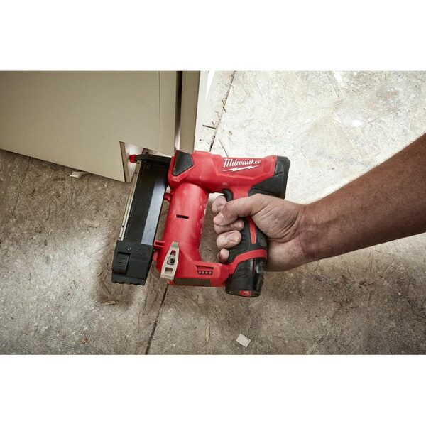 M12 12-Volt 23-Gauge Lithium-Ion Cordless Pin Nailer with M12 2.0 Ah Battery 2540-20-48-11-2420