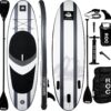 Roc Inflatable Stand Up Paddle Boards with Premium SUP Paddle Board Accessories, Wide Stable Design, Non-Slip Comfort Deck for Youth & Adults