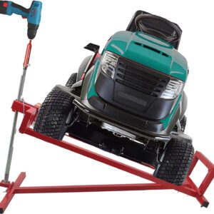 Lawn Mower Lift Jack -Lifting Platform 882 Lbs Capacity for Garden Tractors and Lawn Mowers
