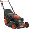22 in. 201cc Select PACE 6 Speed CVT High Wheel RWD 3-in-1 Gas Walk Behind Self Propelled Lawn Mower, Black