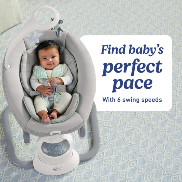 e6abddc603e5490a83594847bf2b6586 Soothe My Way with Removable Rocker, Madden - Versatile Baby Swing & Portable Rocker