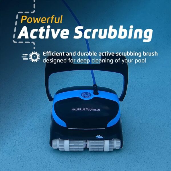 e6b99a1145604f3e9340f750b23a7c01 Dolphin Nautilus CC Plus Wi-Fi Automatic Robotic Pool Vacuum Cleaner, Always Cleaning, Never Charging, with Wall Climbing Scrubber Brush, Ideal for In-Ground Pools up to 50 FT in Length