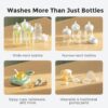 Baby Bottle Washer, Sterilizer & Dryer - All-in-One Cleaning Machine for Bottles, Pump Parts & Baby Essentials - Time-Saving & Effortless Care