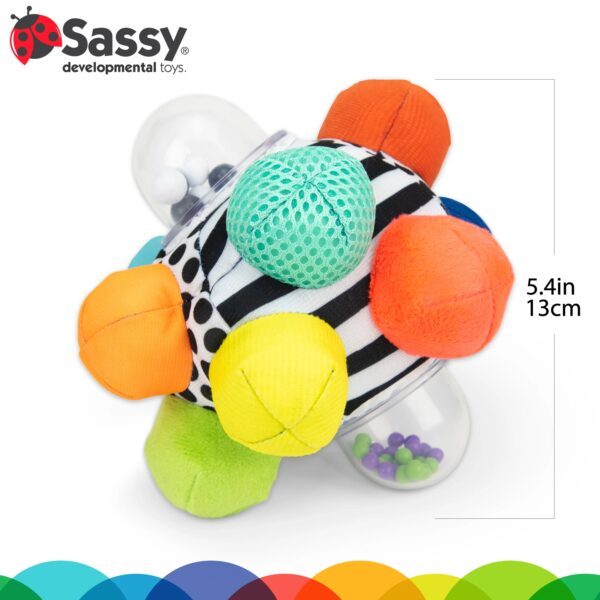 Sassy Bumpy Ball Developmental Baby Toy Inspires Motor Skills - 6 Months and Up
