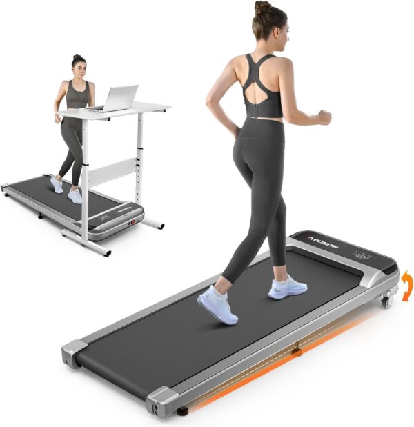 e6f081fcede742338d6d97e5ef751e43 Walking Pad, Under Desk Treadmill with Incline for Home Office 2.5HP Portable Walking Treadmill with 280 Lbs Weight Capacity Walking Machine, Remote Control, LED Display