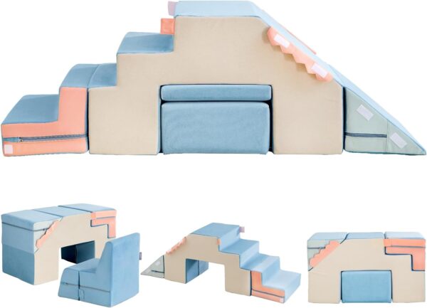 e706b52bd23042c99b96af4f23e711c4 4 in 1 toddler foam climbing blocks, indoor soft climbing and crawling toys