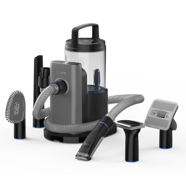 e7aee5dd30d0474fa0e66842d795f873 Professional Plus Pet Grooming Vacuum Kit, 5 Pet Grooming Tools, 2L Canister, Works for All Dogs, Cats, and Pet Fur