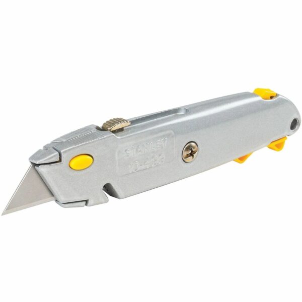 e7d61e6b016140878e0176d6ac94a47e Stanley, BOS10499, Quick-Change Utility Knife, 1 Each, Black,Silver