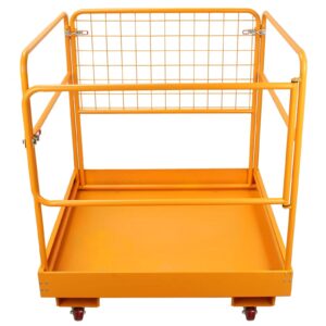 Sidasu Forklift Safety Cage 36x36 Inches Forklift Work Platform
