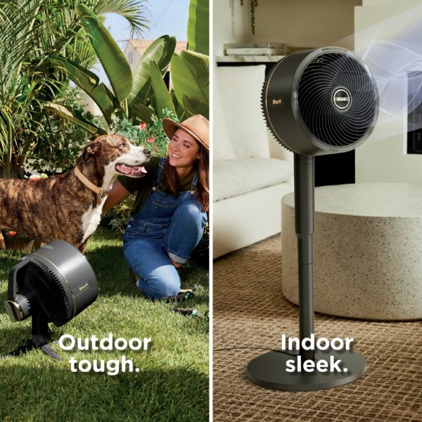e8140f1eedfa4a7c8ace3a075005981e Shark - FlexBreeze Outdoor & Indoor Fan with InstaCool Misting Attachment, Cordless & Corded, Pedestal to Tabletop - Black