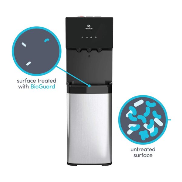 e85cf2ae3a55496bb933a90b9dfa7589 Bottom Loading Water Cooler Water Dispenser With BioGuard, 3 Temperature Settings