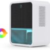 Bedroom Dehumidifier 2.2L Water Tank with Hygrometer RGB LED Light