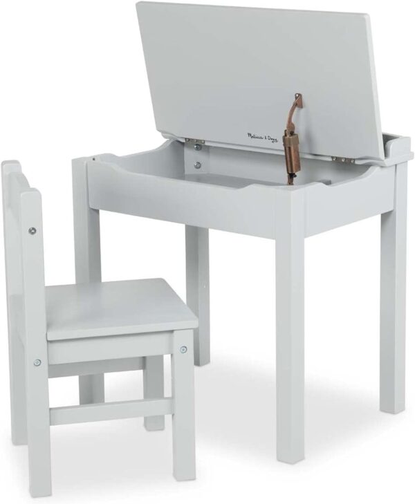 e991f3ef7397470ba562bd4df9e49707 Wooden Lift-Top Desk & Chair - Honey