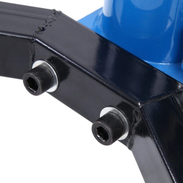 e9a54761bc494a65b9746b6e45a3bda8 1660 Pounds Hydraulic Car Transmission Jack Vertical Lift with 360° Swivel Wheel Pedal ,Blue,33"-70"(0.75Ton)