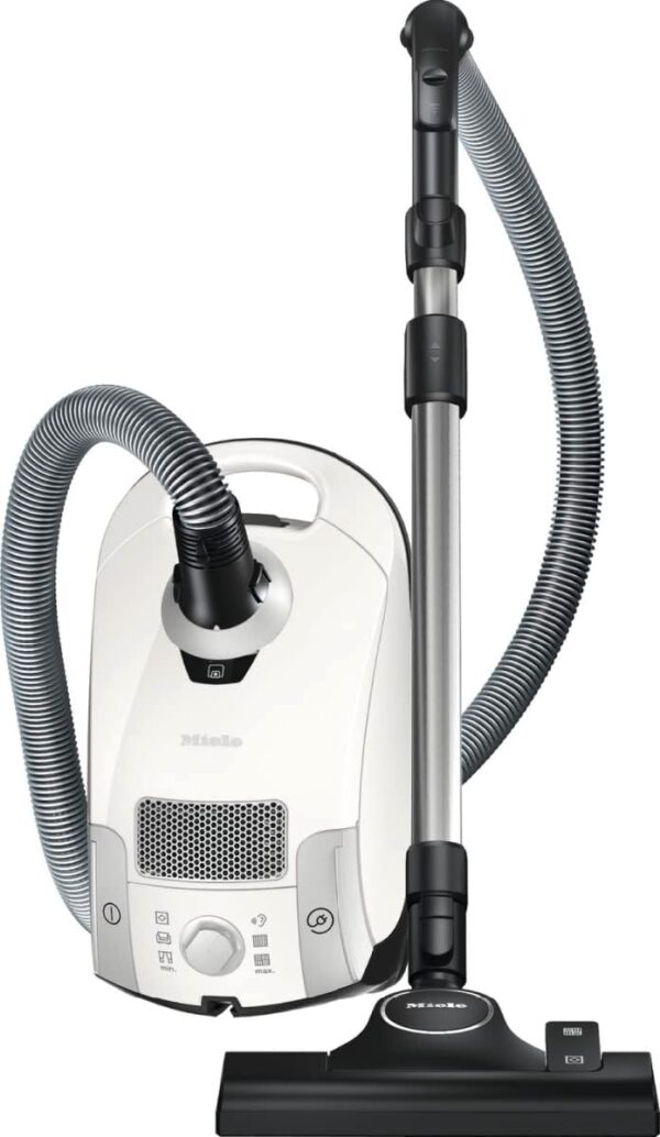 e9d8e1d4b81b4af2949c8c9a85e9af19 Pure Suction Powerline Canister Vacuum Cleaner, Lotus White