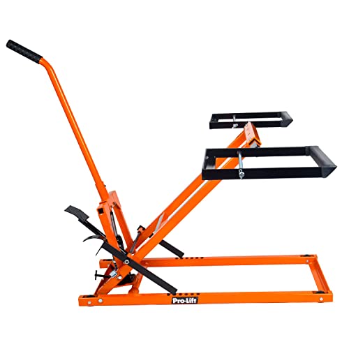 e9f332c8c7024f149b09740ec994f883 Pro-LifT Lawn Mower Lift Jack - 350 Lbs Capacity for Tractors and Zero Turn Lawn Mowers