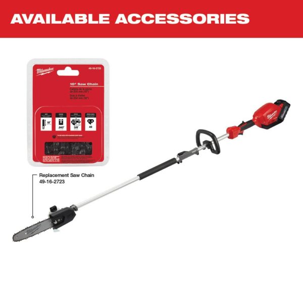 ea07e9dc91c044cb85bfe6794697547a M18 FUEL 10 Pole Saw Kit with QUIK LOK Reconditioned