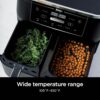 DZ401 Foodi 10 Quart 6-in-1 DualZone XL 2-Basket Air Fryer with 2 Independent Frying Baskets, Match Cook & Smart Finish to Roast, Broil, Dehydrate for Quick, Easy Family-Sized Meals, Grey