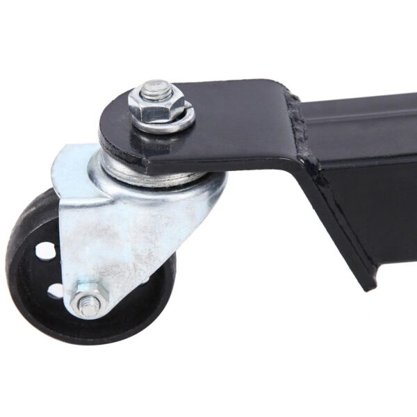 ea4db58abe92437cbdc39532a4acf327 1660 Pounds Hydraulic Car Transmission Jack Vertical Lift with 360° Swivel Wheel Pedal ,Blue,33"-70"(0.75Ton)