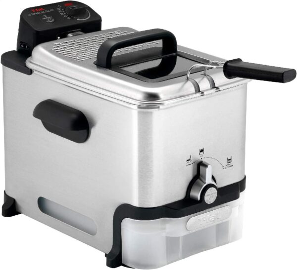 ea90060225144aa295168b12986bcdb7 Ultimate Steel Deep Fryer with Basket 3.5 Liter Oil and 2.6 Pound Food Capacity