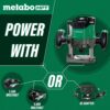 Metabo HPT 36V Cordless Plunge Router Kit 2 1/4 HP