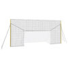 Open Goaaal JX-OGFJ3 Soccer Practice Net Rebounder Backstop with Goal, Junior