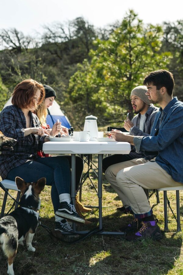 Stansport Heavy-Duty Picnic Table and Bench Set