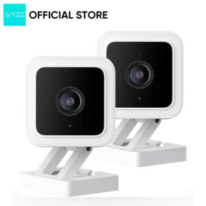 2 Pack Wyze Cam v3 with Color Night Vision, Wired 1080p HD Indoor/Outdoor Security Camera, 2-Way Audio