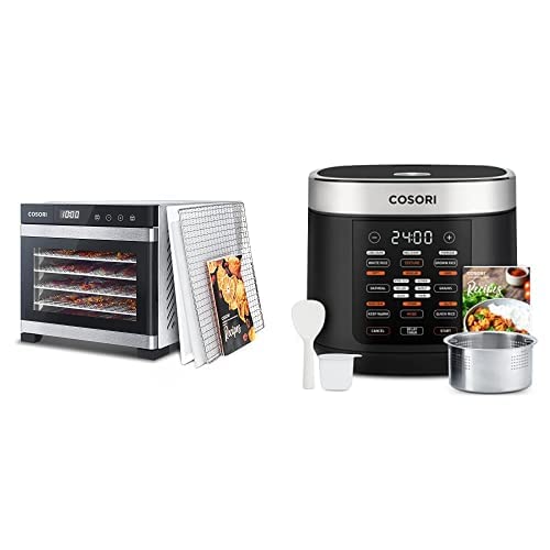 ebe295c50d21430f8a3a713b6362a2dc COSORI 10 Cup Rice Cooker with 18 Functions, Stainless Steel Inner Pot