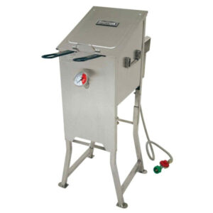 Bayou Classic 4 Gal. Stainless Steel Outdoor Fryer with Stand