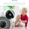 Air Purifier for Home Allergies Pets Hair in Bedroom & Standing Fan for Bedroom, 82ft CirculAir 120° Oscillating Fan
