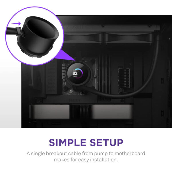 ec733efbdc9244009fa7ec4965935762 NZXT Kraken 240mm AIO CPU Liquid Cooler with 2 Fans
