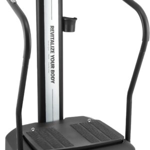 Whole Body Vibration Plate, 500W Vibration Plate Exercise Machine with 99 Levels 3 Preset Modes & 2 Resistance Bands, Training Fitness Vibration Platform Machine for Home Gym with 330lb Capacity