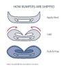 Primed Front Bumper Cover Fascia for 2003-2004 Toyota Corolla CE LE 5211902915