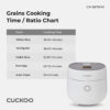 CUCKOO 6-Cup (Uncooked) Micom Rice Cooker Nonstick Inner Pot | White