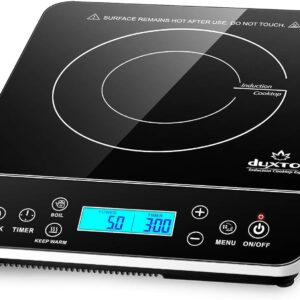 Duxtop Portable Induction Cooktop, Countertop Burner Induction Hot Plate with LCD Sensor