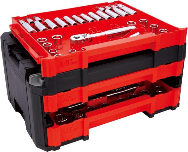 eefd7b5a31894650b1752fa3ec153d7c Craftsman 262-Piece Mechanic Tool Set, Master Socket Set with 3-Drawer VERSASTACK Tool Box, SAE/Metric Set (CMMT45309)