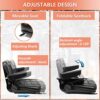 Universal Fold Down Forklift Seat, Micro Switch, Armrest And Safety Belt, for Tractor