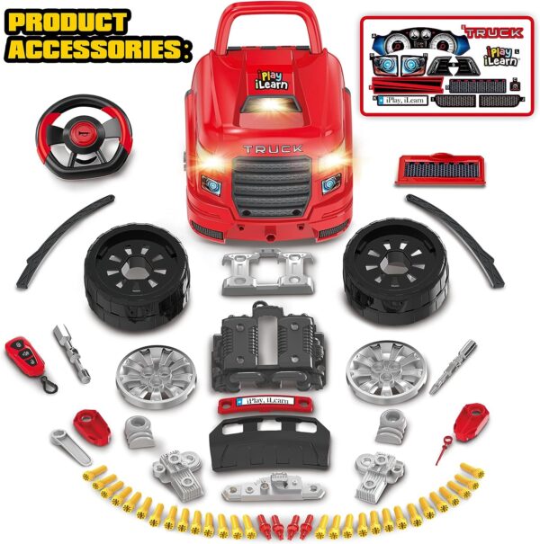 f050c925e53c44e7854e31e269e9b575 Truck engine toys, children's mechanical repair set