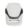 Seamander S1043 series Premier Pontoon Furniture Bucket Seat, Captain Seat, Colors White/Charcoal