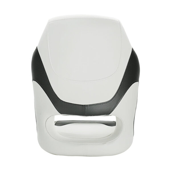 Seamander S1043 series Premier Pontoon Furniture Bucket Seat, Captain Seat, Colors White/Charcoal